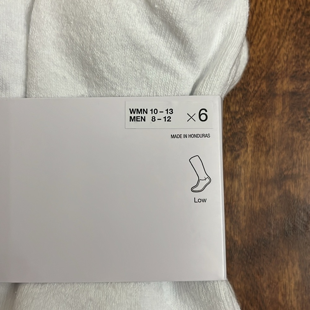 Nike Everyday Low Cotton Cushioned Socks 6 Pack - Picture 7 of 17